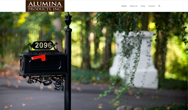 Alumina Products WordPress Website