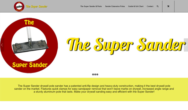 Super Sander Custom Website