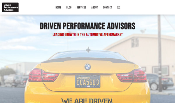 Driven Performance Custom WordPress Website
