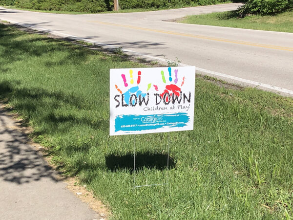 Original Slow Down Sign