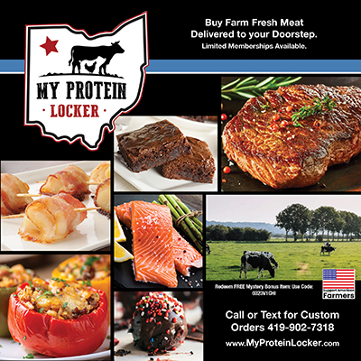 An ad for My Protein Locker by a Chicago area graphic design company, C24.