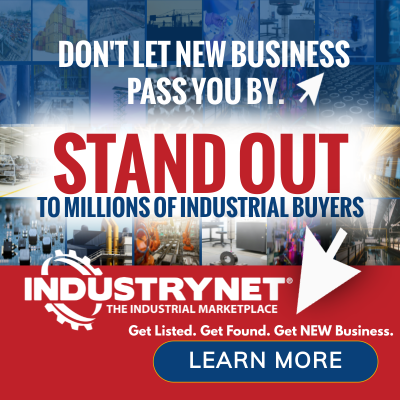 An ad for IndustryNet MNI by a Chicago area Graphic Design Company